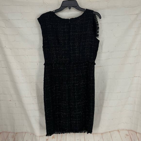 Gracia | Boucle Tweed Sheath Dress M - Picture 3 of 7